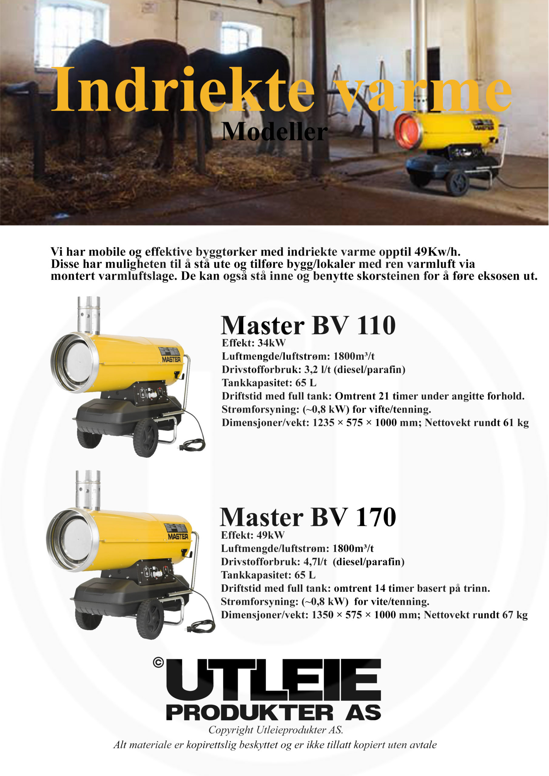 Master BV indirektevarme v2 Master Byggtørker